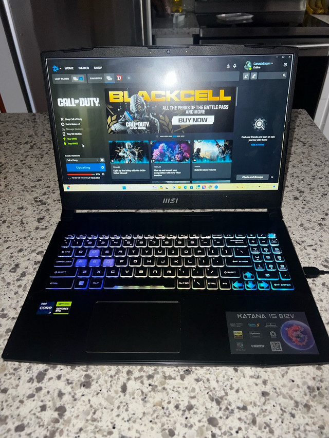 MSI Katana 15 B12V in Laptops in Trenton