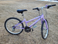 Kids Purple Mountain Bike