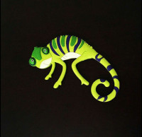 Large Green Animal Chameleon Lizard Funny Fridge Magnet