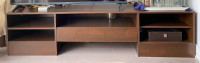 Brown TV stand