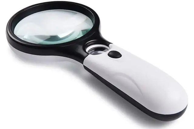 Magnifying Glasses Magnifier Handheld 10X Illumination