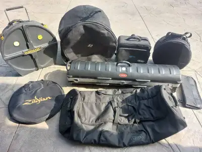 Drum's,cymbal's and hardware bags and cases. For your drums, View more