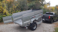 galvanized dump trailer