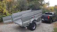 galvanized dump trailer