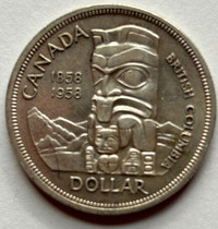 1958 $1 silver coin