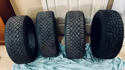 3 x Continental Viking Contact 7 T-rated XL Tires and 1 x Nexen Winguard Spike 98T *(weigh approx. 2...