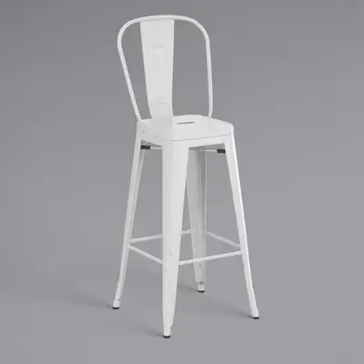 30'' High Metal Bar-Height Bar Stools, View more
