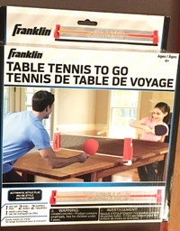 NEW Franklin Table Tennis To Go - still sealed box
