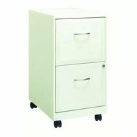 Space Solutions 18" 2 Drawer Mobile Smart Vertical