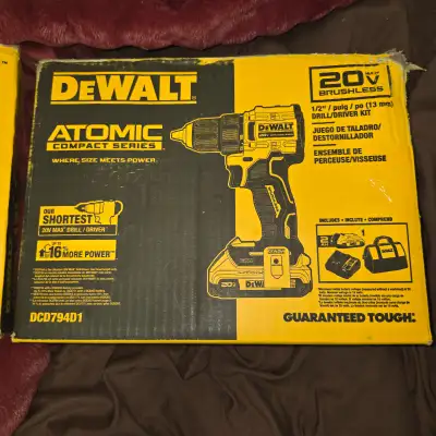 DeWalt Atomic Compact Series 20V Drill/Driver, View more
