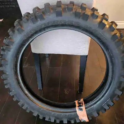 Brand new, never used, perfect condition, 110/100-18(rear tire), Motocross-M402(HARD TERRAIN), price...