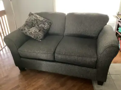 Causeuse incluant coussin très confortable et très propre .S.V.P argent comptant seulement…merci.