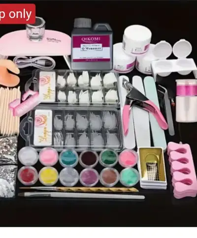 Two 25 peice gel nail beginner kits new never used, View more