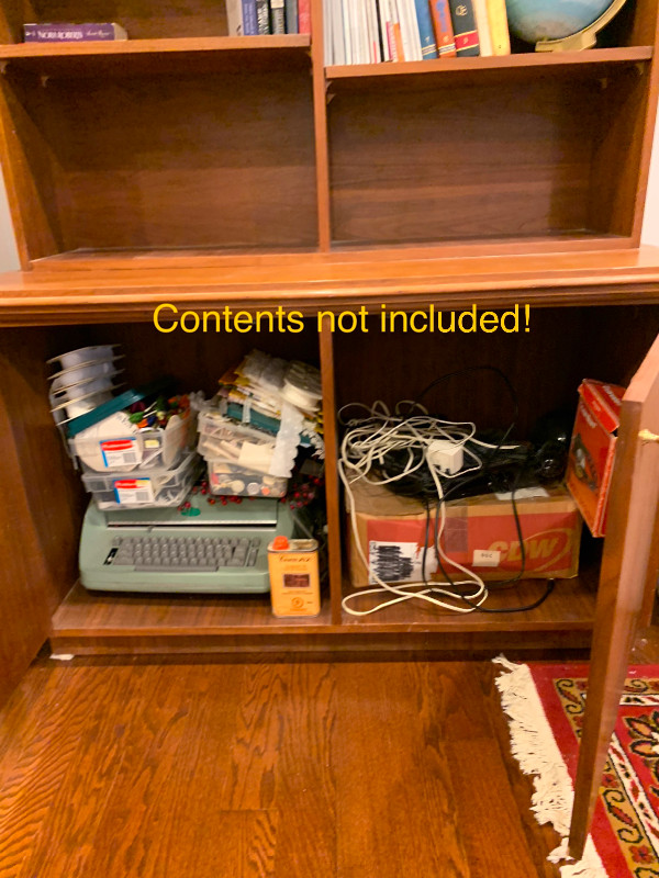 Custom solid oak bookshelf hutch Bookcases & Shelving Units Ottawa