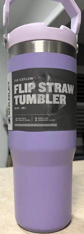 **BRAND NEW** The ICEFLOW Stanley 30 oz. Classic Flip Straw Tumbler in Lavender.