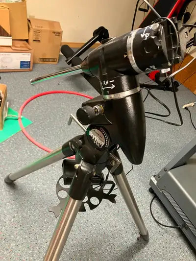 This is an upgraded Orion Skyview PRO with added motors on both axis with multiple speed hand-contro...