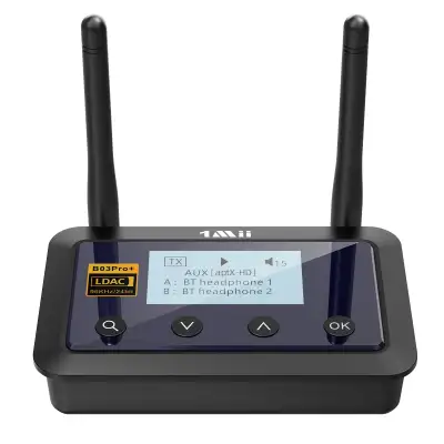 1Mii B03Pro+ Long Range Bluetooth 5.3 Transmitter, View more