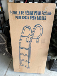Resin pool ladder - brand new