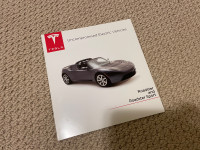 Tesla Roadster dealer brochure car book catalog 