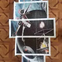 Star Wars Death Star destruction 5 peice canvas 