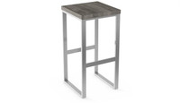 Tabouret bar métal Aaron siège en bois / Barstool kitchen stool