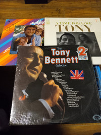 Vinyl Records Tony Bennett Lot of 3 Sealed,Import,Autographed