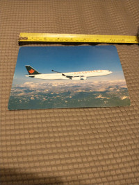 Air Canada Airbus A340 mailed postcard