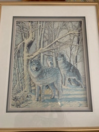 Framed wolves