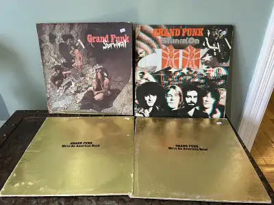 Vintage Grand Funk Vinyl Album Record LP Music Vinyls, View more