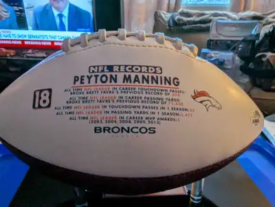 Peyton Manning's NFL Records Football , View more