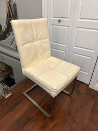 Dining chair genuine leather