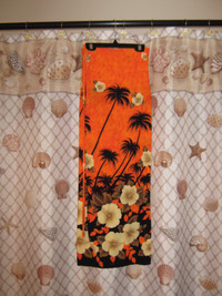 ORANGE TROPICAL WRAP / SKIRT