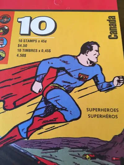 Canada Post Stamp Booklet (Superman), View more