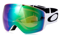 Oakley Flight Deck Ski Goggles, Matt White/Prizm Jade Iridium