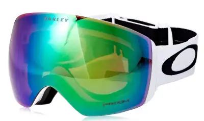Oakley Flight Deck Ski Goggles, Matt White/Prizm Jade Iridium, View more