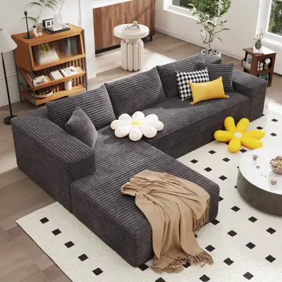 Grand Sale Cloud Chaise Sectional Sofa Modular New Couch Family, View more