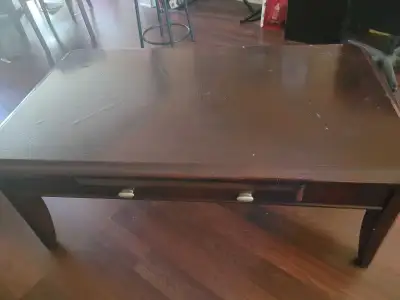 wooden coffee table, View more