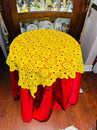 Vintage hand made table cloth 