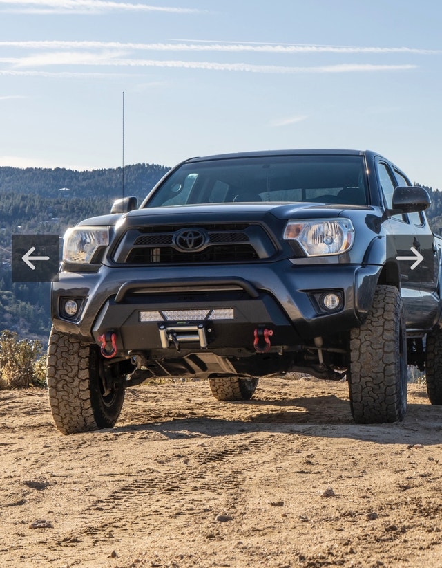 New Toyota Body Armor Winch Bumper, Winch & Light Auto Body