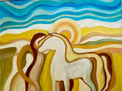original abstract oil painting , View more