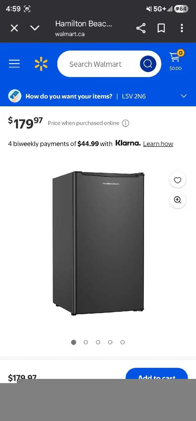 3.3 Cubic Feet (93L) Fridge in Refrigerators in City of Halifax - Image 3