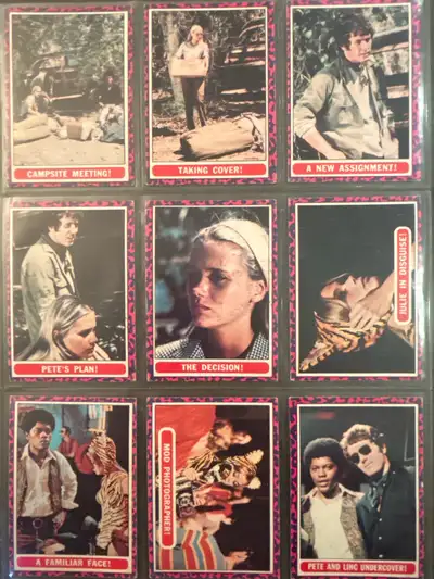 1968 Topps Mod Squad Near Complete Set, View more