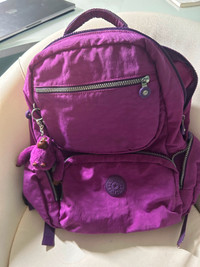 Purple Kipling Backpack-Special Edition Hong Kong