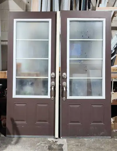 Entry Exterior Double Steel Doors ($80 Single or $140 Both), View more