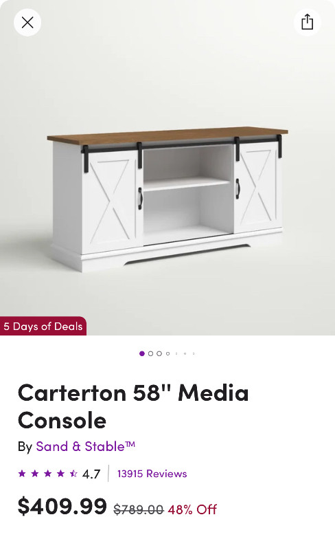 Tv stand in TV Tables & Entertainment Units in Saint John