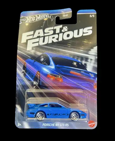 Hotwheels Fast & Furious PORSCHE 911 GT3 RS 5/5 on series The photographs depict the condition