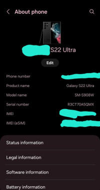 Samsung s22 ultra 