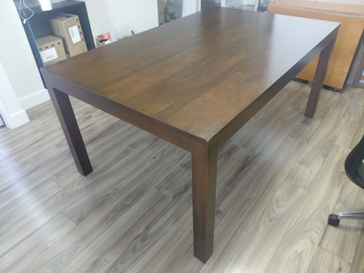 Solid wood dining table, View more
