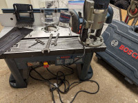 Bosch Router Table  + Plunge Router
