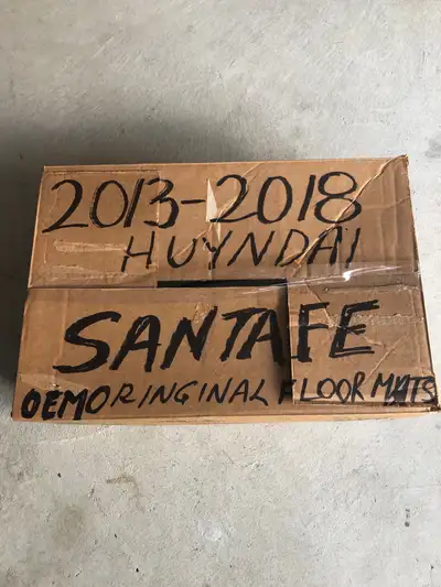 Original floor mats Santa Fe 2013 to 2018